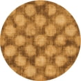 thumbnail image 1 of Ahgly Company Machine Washable Indoor Round Transitional Mahogany Brown Area Rugs, 5' Round, 1 of 7