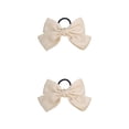 thumbnail image 1 of Bandeau Grand pour Cheveux, Pince à Ressort, Nœud Réglable, Multicolore, Sans Accroc, Porte-Queue, Épingles à Cheveux, Chouchous pour Filles, Beige, 2Ensemble, 1 of 6