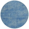 thumbnail image 2 of Addison Rugs Chantille Indoor/Outdoor Transitional Abstract Blue Washable Round Rug, 8' x 8', 2 of 6