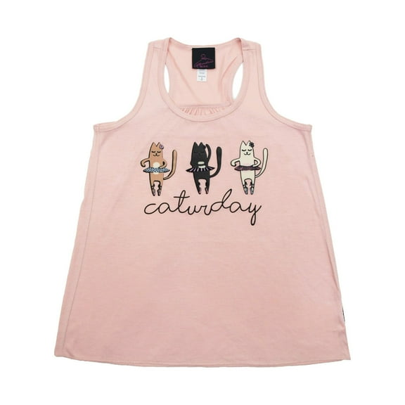 GLITTER AND LACE CATURDAY TANK - Small