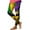 CJ-Multicolor, variant on QATAINLAV Yoga Leggings for Women Mardi Gras Casual High Waisted Tummy Control Workout Leggings 2025 Carnival Fancy Mask Printed Tight Pants Multicolor M Gifts for Girls