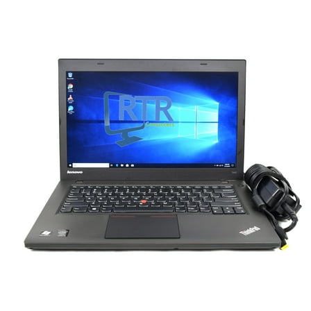 Lenovo ThinkPad T440 14" Laptop, Windows 10 Pro, Intel Core i5-4300U Processor, 8GB RAM, 120GB Solid State Drive (Reused)