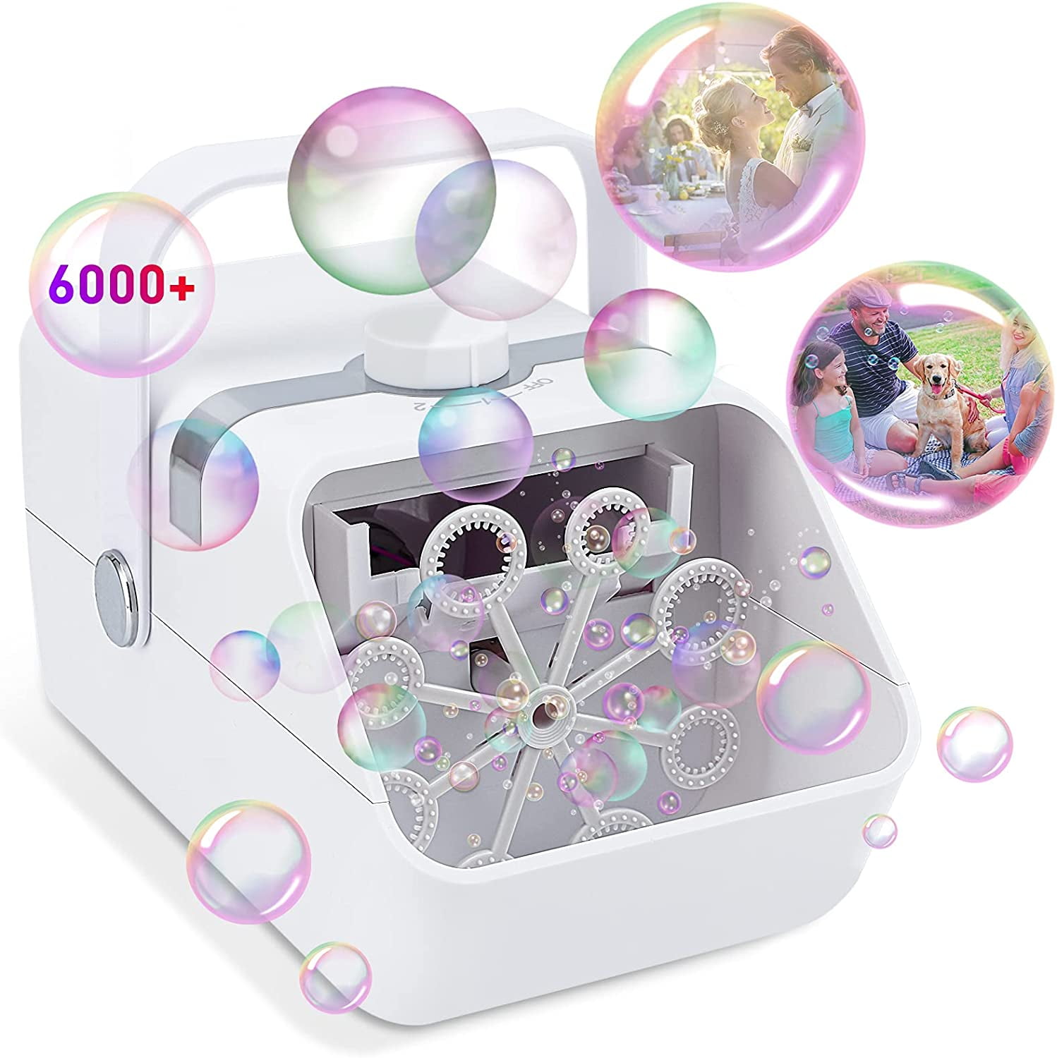 Electric Automatic Bubble Blower Machine Maker Club Children Kids Party 
