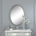 thumbnail image 2 of Uttermost Sherise Brushed Nickel Oval Mirror, 2 of 5