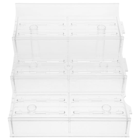 FELTECHELECTR Fruit and Vegetable Stand Plastic For Retail Store 1Pcs 13.2X12.2X7.2In