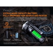 Fenix Lighting LR80R Lithium Ion 18000 Lumens Luminus SST70 LED Flashlight, Black