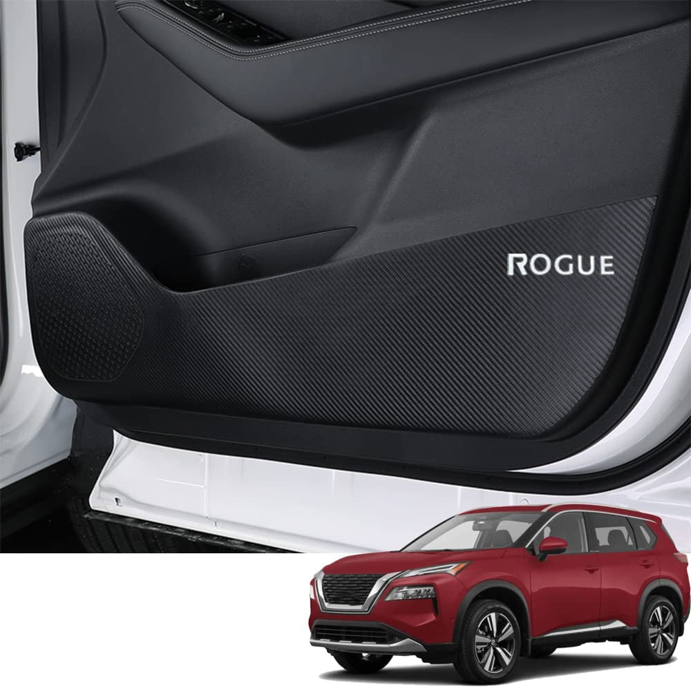 St bacon Uden for Xinrsheag Leather Door Anti Kick Pad Stickers Custom Interior Accessories  Side Edge Film Protector Stickers 4 pieces/set(Carbon Fiber) for Nissan  Rogue(2021 2022) - Walmart.com