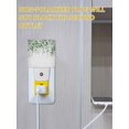 thumbnail image 5 of Night Lights Auto Sensor Eucalyptus Leaves Plug-in LED Nightlights Lamp Dusk to Dawn for Living Room, Bedroom, Bathroom, Hallway, Stairways Home Wall Decor, Sage Green Leaf Berry Night Light, 5 of 9