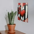 thumbnail image 7 of Shangniulu 12X8 Inch Retro Farmhouse Style Red Heart Tin Sign for Home Decor, Used to Decorate Home Walls, Bedrooms, Living Rooms, 7 of 7