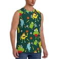 thumbnail image 2 of Daiia Sport Monster Printed Men's Tank Tops,Casual Soft Sleeveless Gym Muscle Shirts Bodybuilding Tee-3X-Large, 2 of 8