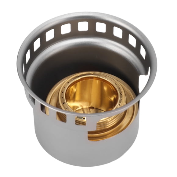 Estufa De Alcohol Para Acampar, Diseño Dividido Portátil, Estufa De Alcohol Para Mochileros, Carcasa De aleación De Aluminio, Núcleo De Horno De Cobre, Quemador De Alcohol De