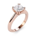thumbnail image 3 of 2.00 Ct Brilliant Cushion Cut Diamond Bridal Rings Solid 18K Rose Gold, 3 of 6