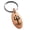 Rose, variant on Stainless Steel Poseidon Greek God of Sea Engraved Small Oval Charm Keychain Keyring