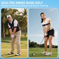 thumbnail image 6 of Golf Swing Band, Golf Arm Band  Aid - Adjustable Golf Connection Band for Swing Plane &  Memory, Golf Swing  Aid for Driving Range and Final Putt Practice, 6 of 6