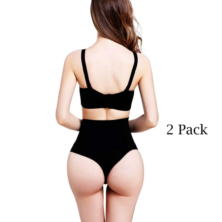 Leapair 2Pack Women's Shapewear Hi-Waist Brief Firm Tummy Control Butt  Lifter Panty Shaper XL 