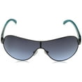 thumbnail image 3 of Womens GUF 212 Shield Fashion Sunglasses, Gunmetal, 3 of 5