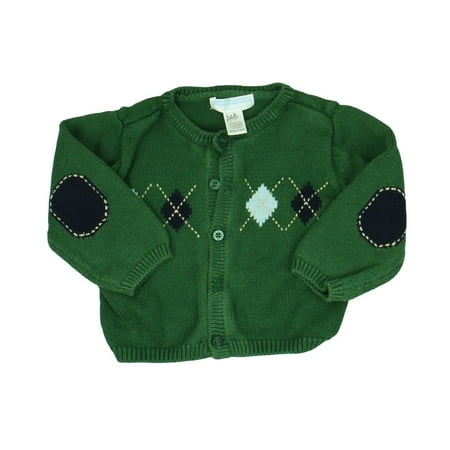 

Pre-owned Janie and Jack Boys Green | Blue Sweater size: 12-18 Months