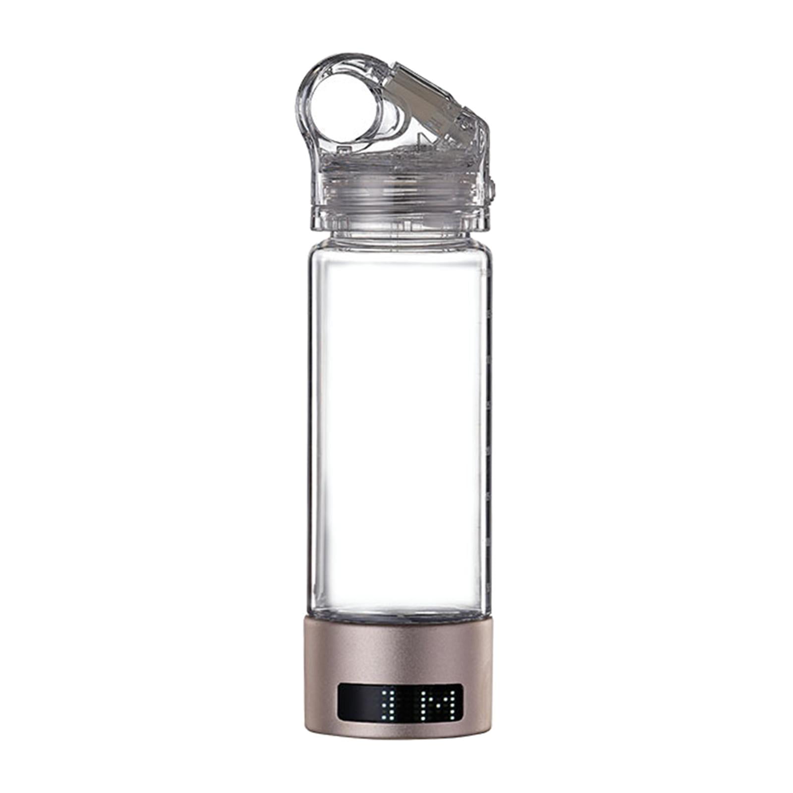 400ML Hydrogen Rich Water Maker Electrolysis Ionizer Bottle Glass Cup Mup Gift