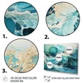 thumbnail image 3 of Designart "Oceanic composition III" Abstract Collages Metal Wall Décor Set, 3 of 5