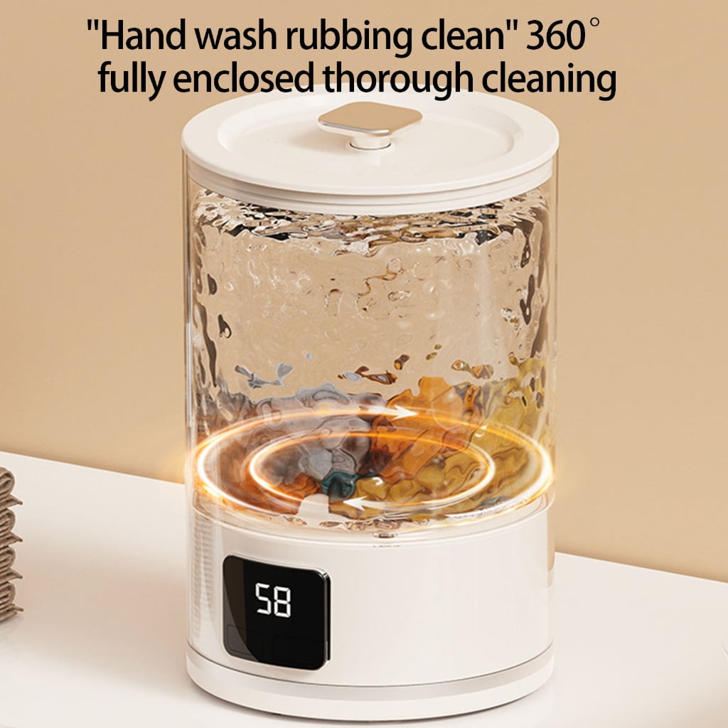 Underwear Washing Machine Rechargeable Small Portable Machine Underwear Baby Clothes Lightweight for Apartment