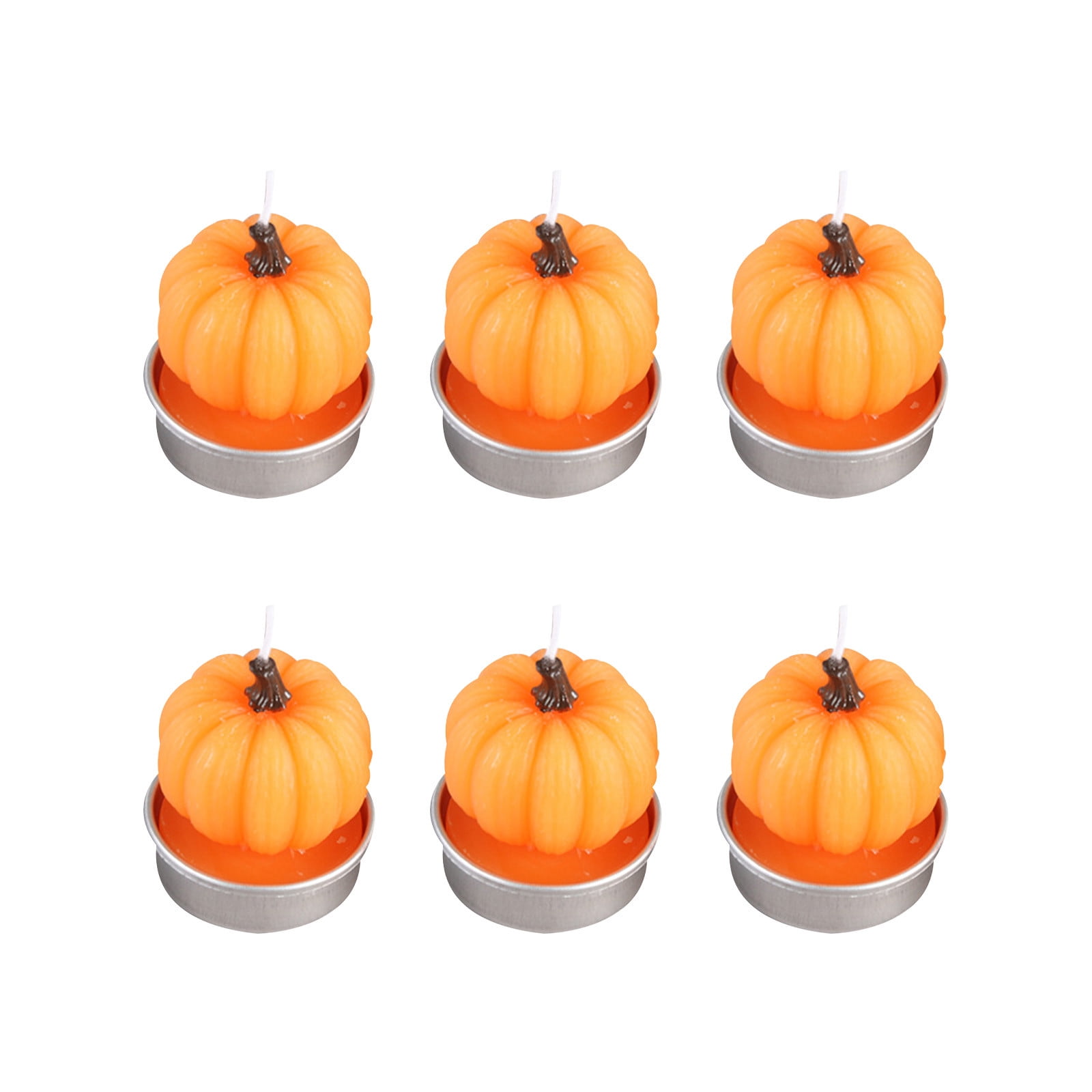 Kit De Bougies Halloween - Doigt, Citrouille Et Crâne - Cire Paraffine/soja, Sans Fumée - Déco Effrayante Pour Fête