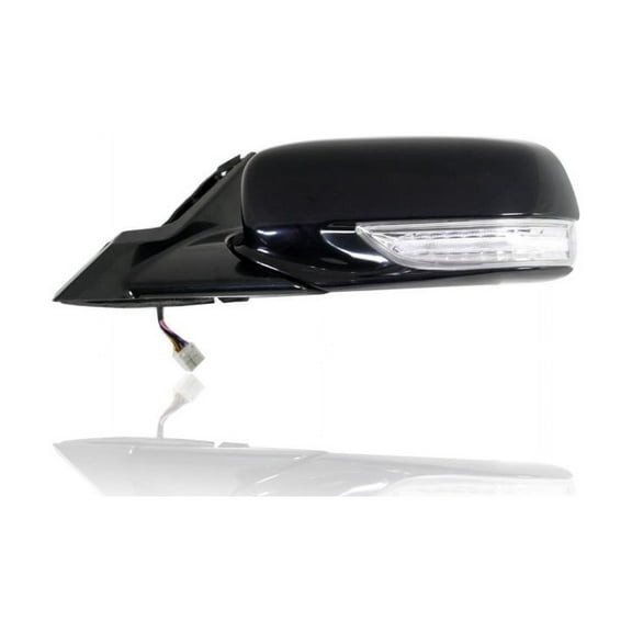 Door Mirror - Compatible/Replacement for '09-14 Acura TL - Powered, Heated, With Memory & Lamp - Left Hand - Driver - 76250TK4A01ZD