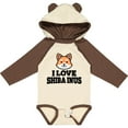 thumbnail image 3 of Inktastic I Love Shiba Inus Boys or Girls Long Sleeve Baby Bodysuit, 3 of 5