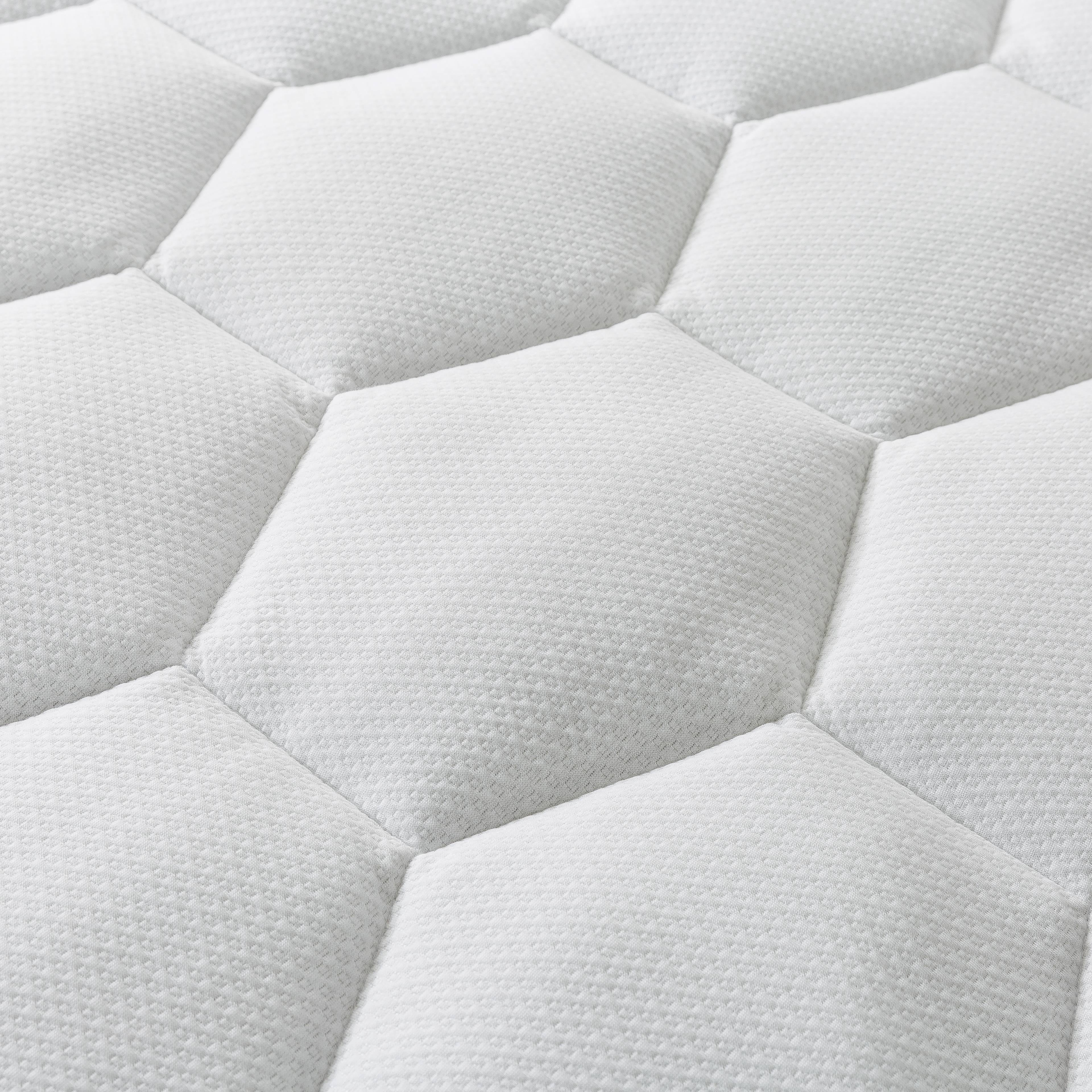Royal Velvet Honeycomb Soft Knit Mattress Topper, Queen