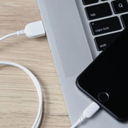 onn 3ft USB-C to USB-A Charging Cable USB-IF Certified White Compatible with iPhone 17 Samsung Galaxy Pixel
