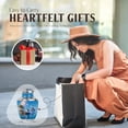 thumbnail image 5 of JAGASY Sparrow Urn for Adult Male, 4 Miniature Island Urns for Human Ashes Keepsake, Large River Cremation Urns for Grandparents, Blue Funeral Urn for Women Men, 10 Inch & 3 Inch, Combo 5, 5 of 7