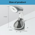 thumbnail image 5 of WHALL Handheld Steamer for Clothes, Handheld Garment Steamer with Large 260ml Tank, 25 Second Heat Up, 1200 Watts, 5 of 7