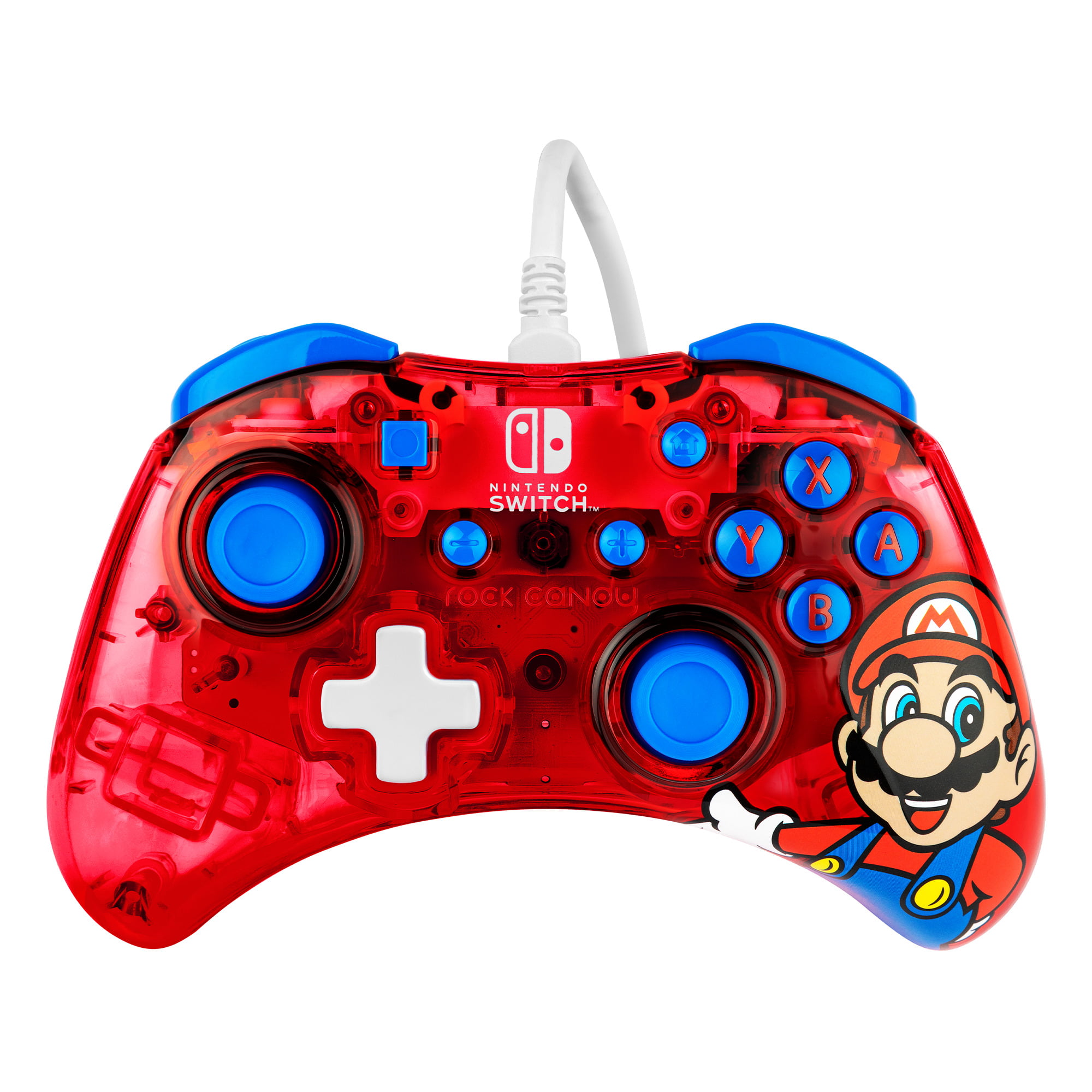 PDP Rock Candy™ Wired Controller: Mario Punch Nintendo Switch, Nintendo Switch (OLED Model)