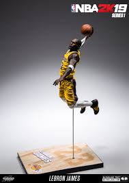 lebron james figurine lakers