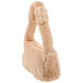 thumbnail image 5 of Monyance Shoulder Pouch Fluffy Plush Fuzzy Shoulder Bag Fashionable Purse Brown(9.84X5.91X3.15Inches), 5 of 10