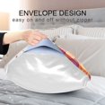 thumbnail image 4 of Yayeee Pillowcase King Size Set of 2 Satin Wrinkle Resistant Pillow Case, Colorful Skeleton, 4 of 7