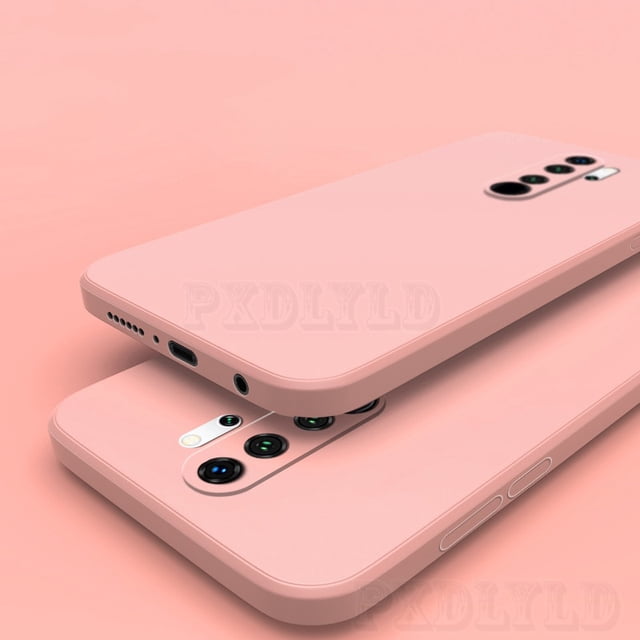 Funda de teléfono de silicona con marco cuadrado a la moda para Xiaomi Redmi 9 9A 9T Redmi Note 7 8 Pro 10 11 Poco F3 F2 F4 X3, funda protectora suave Tan Jianjun unisex
