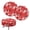 Candy Cane Snowflake Pattern, variant on HUIACONG Merry Snowman Saddle Stool Seat Covers, Dustproof Pub Counter Stool Chair Slipcovers Washable Polyester Vanity Seat Stoop Slipcovers for Kitchen