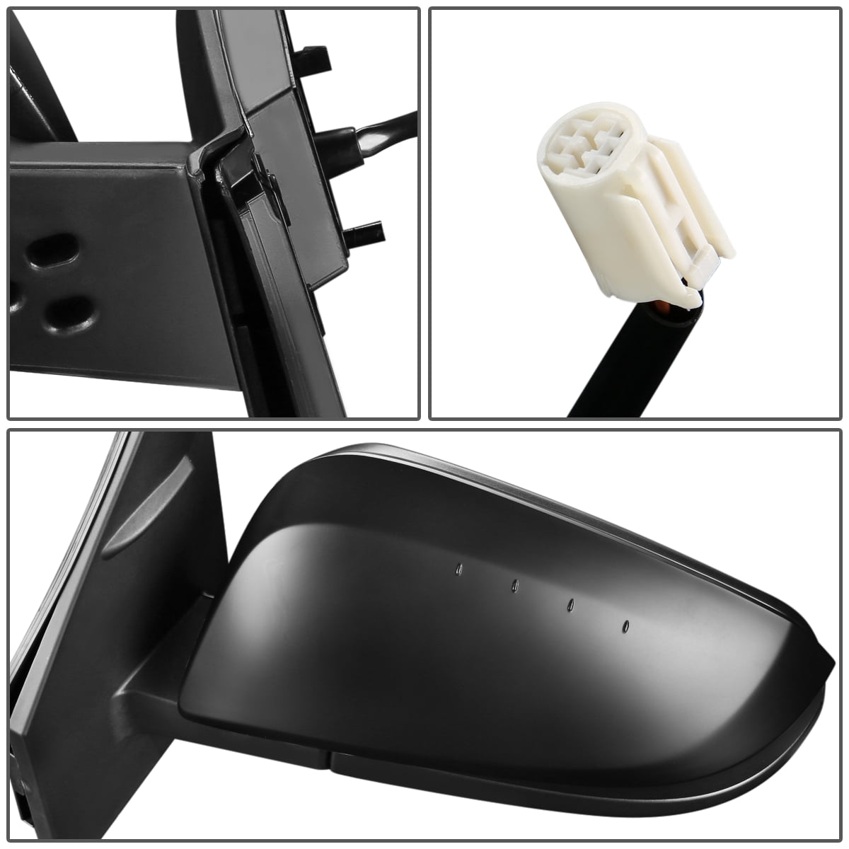 DNA Motoring for 13-15 Toyota Rav4 OE Style Powered Driver Left Side Mirror