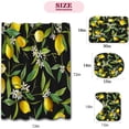 thumbnail image 3 of Marble 4PCS Shower Curtain Set- Black and White Bathroom Sets Accessories with Non-slip Rug,Toilet Lid Cover,Bath Mat,12 Hooks-72x72in-Abstract Waterproof Curtains-Home Decor Adults Gifts, 3 of 6
