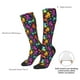 thumbnail image 4 of Fotbe Colorful Cats Calcetas Divertidas Estampadas para Hombre y Mujer, Calcetas de Algodón hasta la Rodilla para Caminar, Correr, Enfermería y Embarazo, 4 of 6
