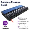 thumbnail image 2 of Proheal Low Air Loss Alternating Pressure Air Mattress with 3" Foam Base & Silent Pump - Stages I-III - 36” x 80” x 8”, 2 of 6