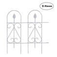 thumbnail image 1 of Mr.Garden Edging Fence Metal Decorative Garden Barrier Panels 15"x32", Dog Outdoor Fence, Coated Folding Border Fences for Garden Patio Tree Ring, 9pack, White, 1 of 5