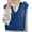 Blue, variant on Knit Sweater Vest Autumn Winter Sleeveless Pullover Oversized Cardigan For Layering With Shirts And Blouses