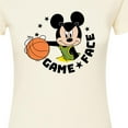 thumbnail image 3 of Disney - Game Face Basketball - Juniors Fitted Graphic T-Shirt, 3 of 5