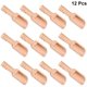 thumbnail image 1 of 12 Uds. Cucharas pequeñas de madera para sal, cucharas para especias de madera maciza, cucharaditas de miel hechas a mano, especias, azúcar, café, té, mermelada, mostaza, helado, leche, 1 of 6