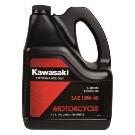 Kawasaki 4-Stroke Motorcycle Engine Oil 10W40 1 Gallon