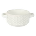 thumbnail image 5 of Gibson Elite Reactive Stoneware Soup Bowls with Handles, 6 Inch, Set of 4, White, 5 of 14