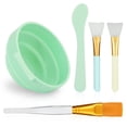thumbnail image 1 of Juego de cuencos para mezclar mascarillas Plazuria 5 en 1, kit de mascarillas faciales DIY, 1 of 8