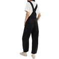 thumbnail image 2 of Womens Denim Overalls Loose Fit Leg Adjustable Strap Hip Hop Jean Jumpsuits, 2 of 8
