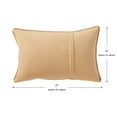 thumbnail image 3 of Sunbrella 21 x 14 in. Rectangle Outdoor Throw Pillow (2-Pack) - Canvas Wheat, 3 of 6